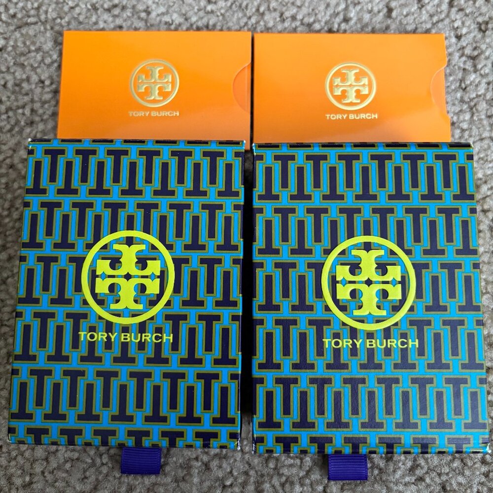 Authentic Tory Burch Gift Card Envelopes and Boxes (2 count)